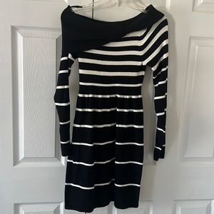 Off the shoulder sweater dress